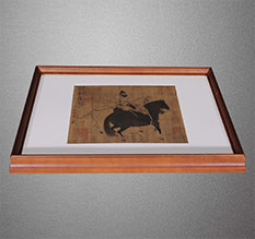 会同书画装裱配框服务案例